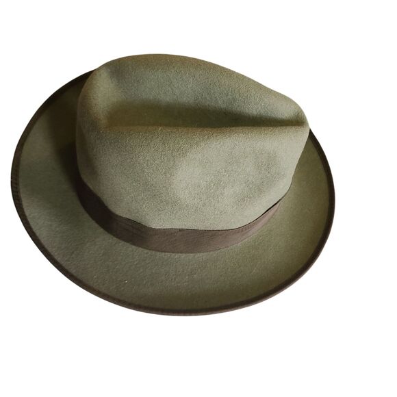 Vintage 40's Tonak Green Felt Hat Czech Republic 1799 - Picture 12 of 15